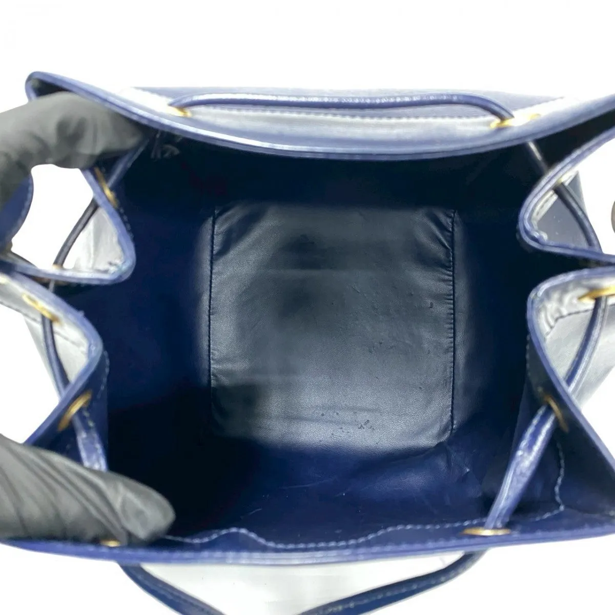Dior Shoulder Bag leather Navy