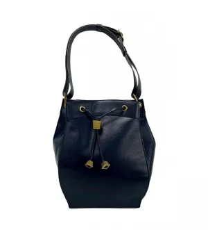 Dior Shoulder Bag leather Navy