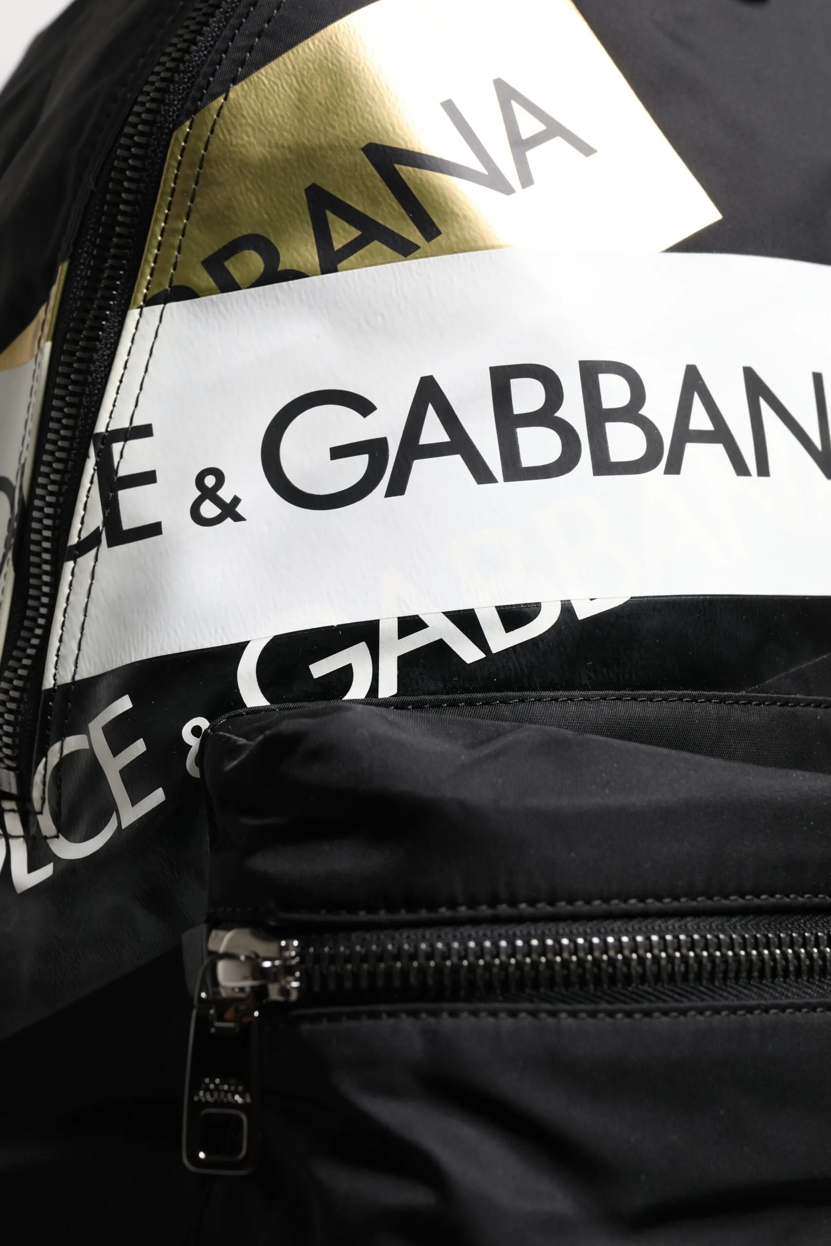 Dolce & Gabbana Logo Tape Polyamide School Travel Backpack Men's Bag (Pre-Owned)