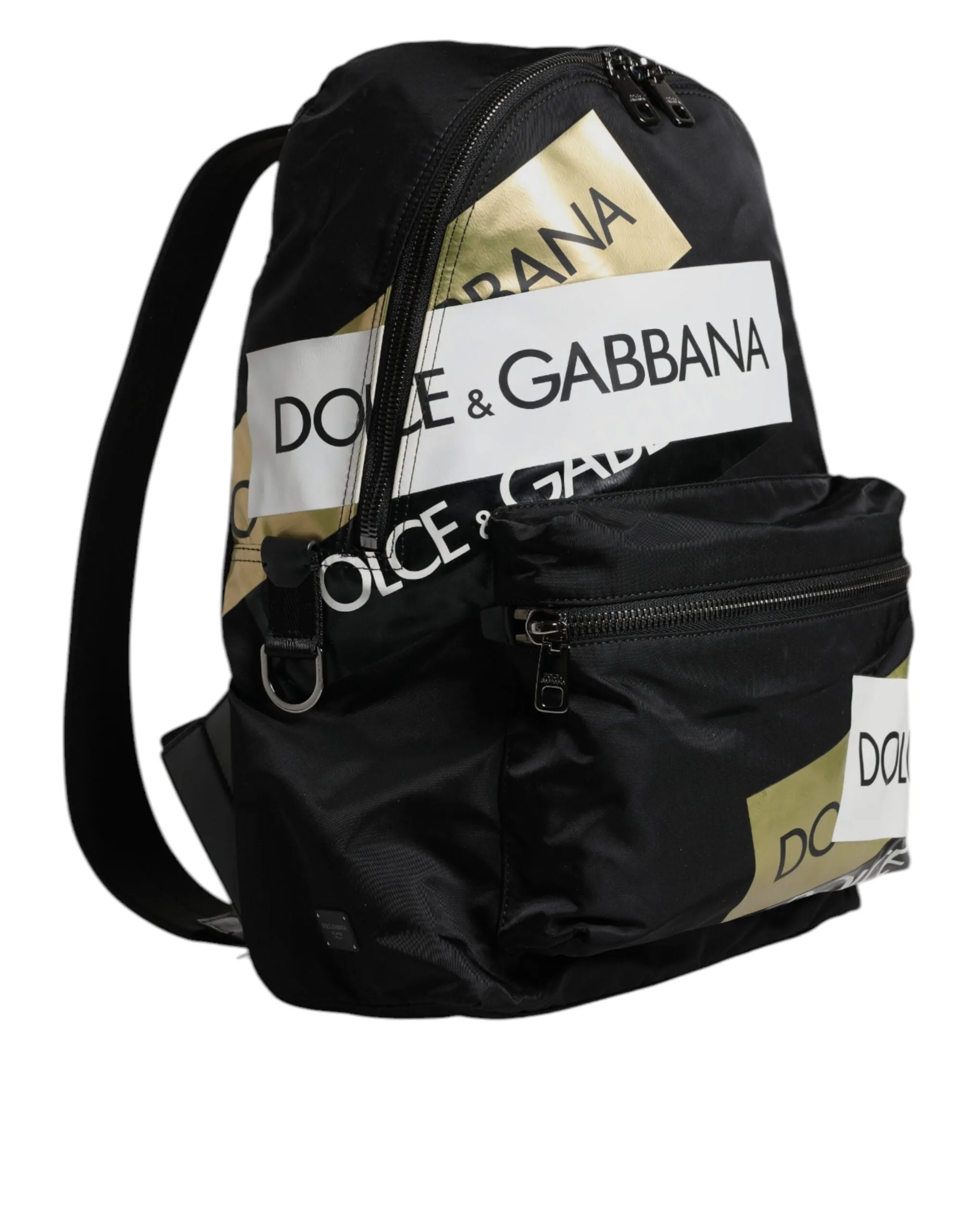 Dolce & Gabbana Logo Tape Polyamide School Travel Backpack Men's Bag (Pre-Owned)
