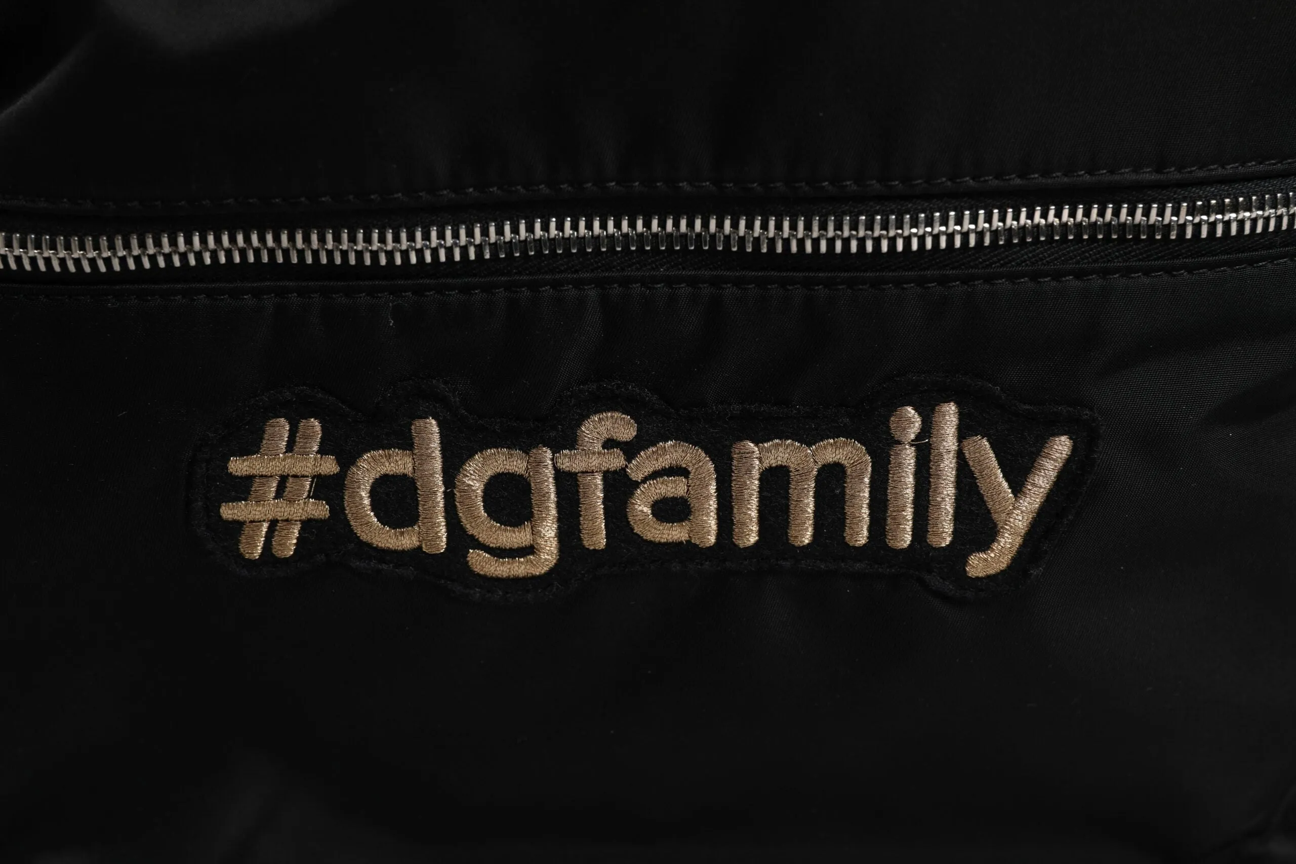 Dolce & Gabbana Nylon #DGFAMILY Embellished Backpack VULCANO Men's Bag