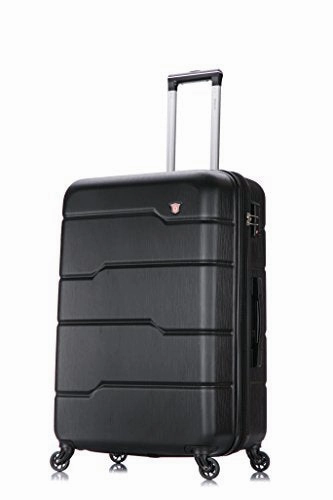 Dukap Luggage Rodez Lightweight Hardside Spinner 28'' Inches Black