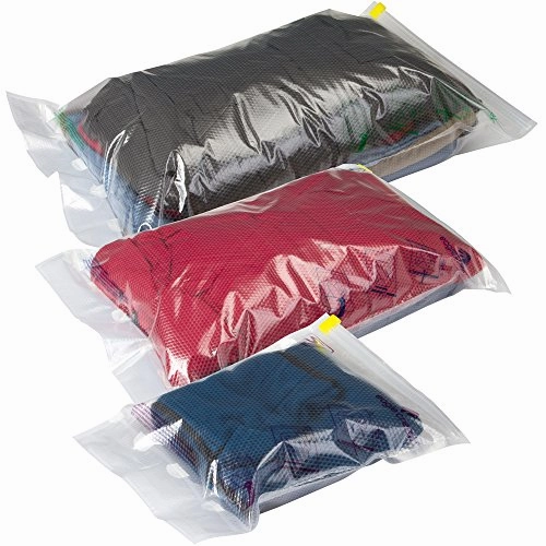 Eagle Creek Pack-It Compression Sac Set, S/M/L, Clear, 3-Pack