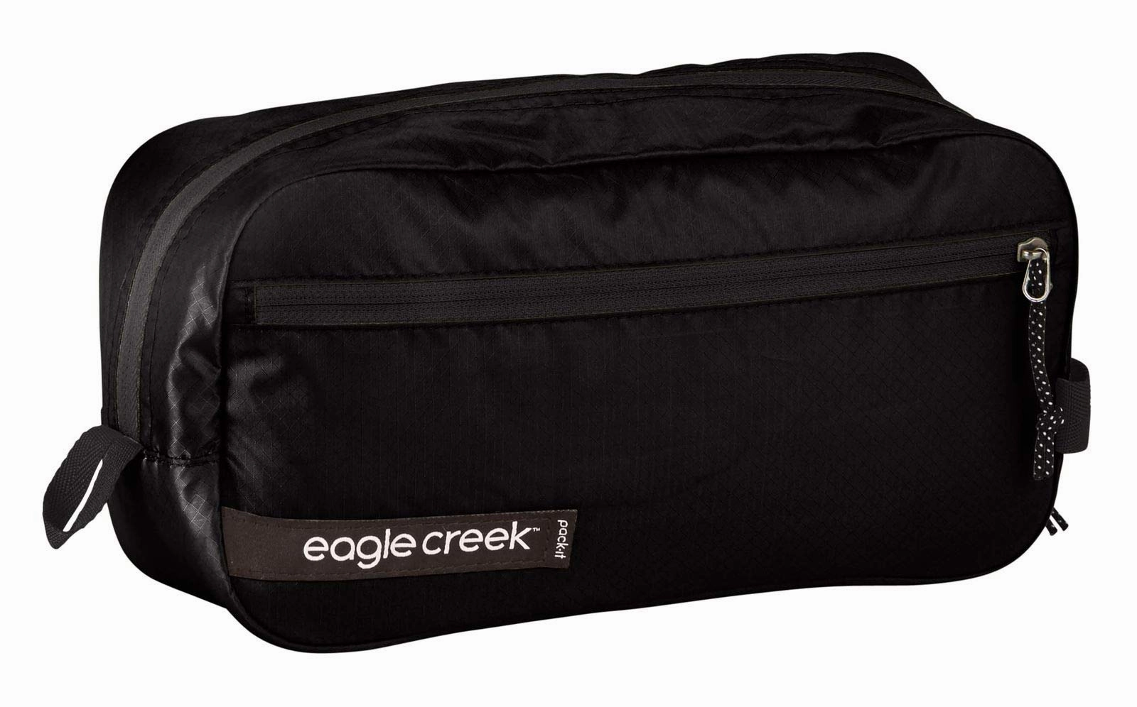 eagle creek Pack-It Isolate Quick Trip XS Travel Toiletry Bag Made with Water-Repellant Poly Ripstop Fabric, Full-Length Zipper for Visibility and Zip Side Pockets