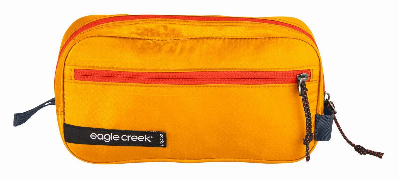 eagle creek Pack-It Isolate Quick Trip XS Travel Toiletry Bag Made with Water-Repellant Poly Ripstop Fabric, Full-Length Zipper for Visibility and Zip Side Pockets