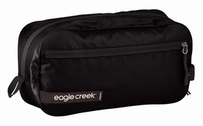 eagle creek Pack-It Isolate Quick Trip XS Travel Toiletry Bag Made with Water-Repellant Poly Ripstop Fabric, Full-Length Zipper for Visibility and Zip Side Pockets