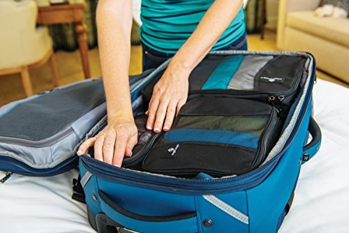 Eagle Creek Travel Gear Luggage Pack-it Clean Dirty Half Cube, Black