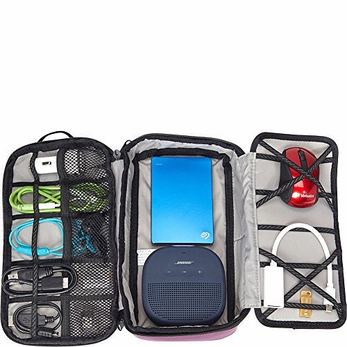 eBags Large Cord Packing Cube - Cable Organizer Bag - (Eggplant)