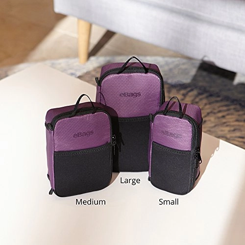 eBags Medium Cord Packing Cube - Cable Organizer Bag - (Aquamarine)