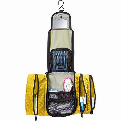 eBags Pack-it-Flat Hanging Toiletry Kit for Travel - (Canary)