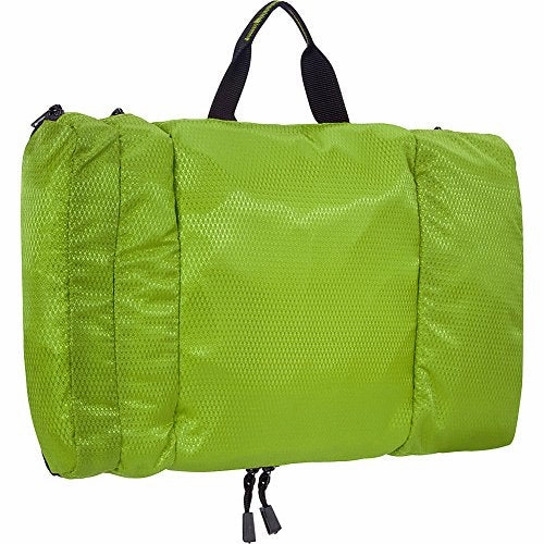 eBags Pack-it-Flat Hanging Toiletry Kit for Travel - (Grasshopper)