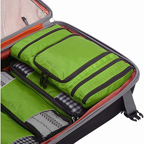 eBags Pack-it-Flat Hanging Toiletry Kit for Travel - (Grasshopper)