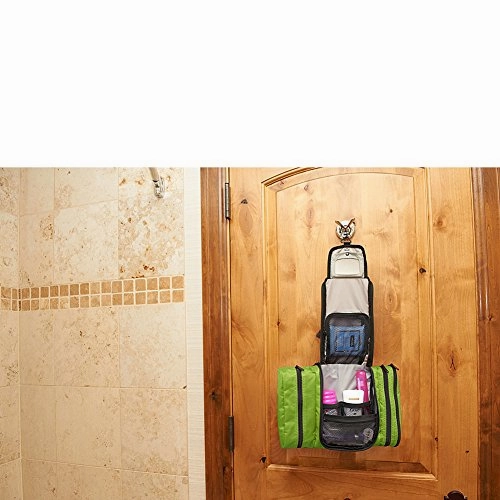 eBags Pack-it-Flat Hanging Toiletry Kit for Travel - (Grasshopper)