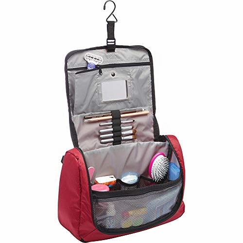 eBags Portage Large Toiletry Kit and Cosmetics Bag - (Eggplant)