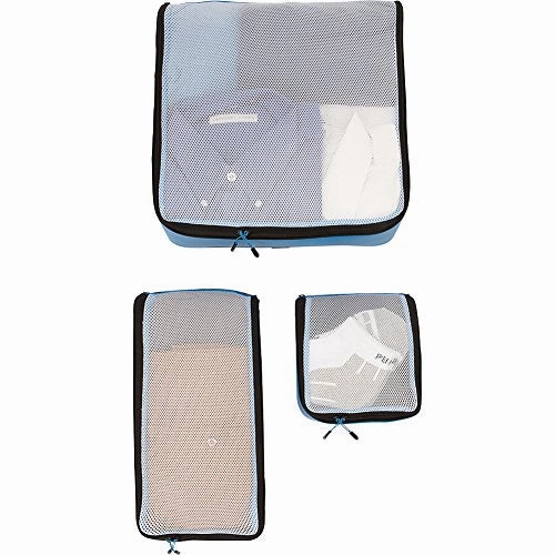 eBags Ultralight Travel Packing Cubes - Lightweight - Ultimate Packer Organizers - 7pc Set - (Black)