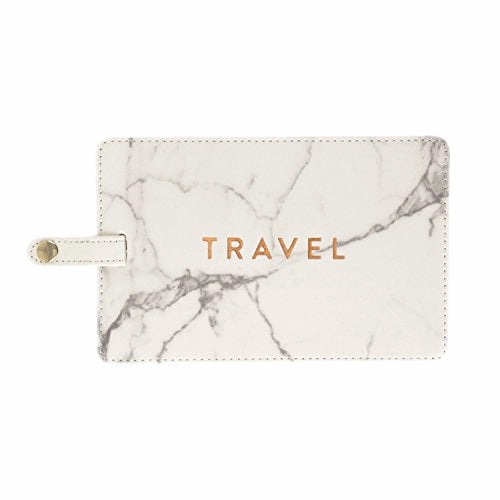 Eccolo World Traveler Epic Jumbo Luggage Tag (Marble - Travel) 4X6