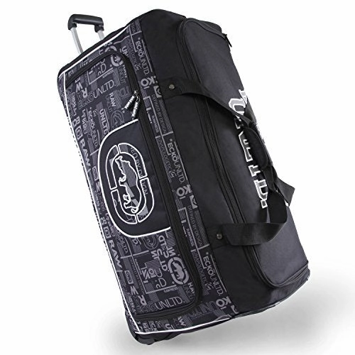 Ecko Unltd. 32" Alpha Rolling Duffel, Black/Grey