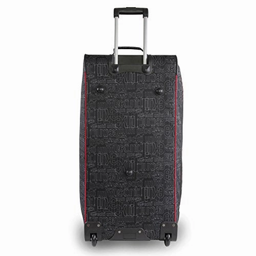 Ecko Unltd. 32" Blacktop Rolling Duffel, Red/Black