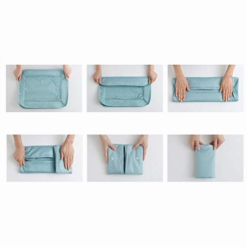EFAILY Lightweight Luggage Packing Organizers 6 pcs Luggage Packing Organizers Packing Cubes Set for Travel (Gray)