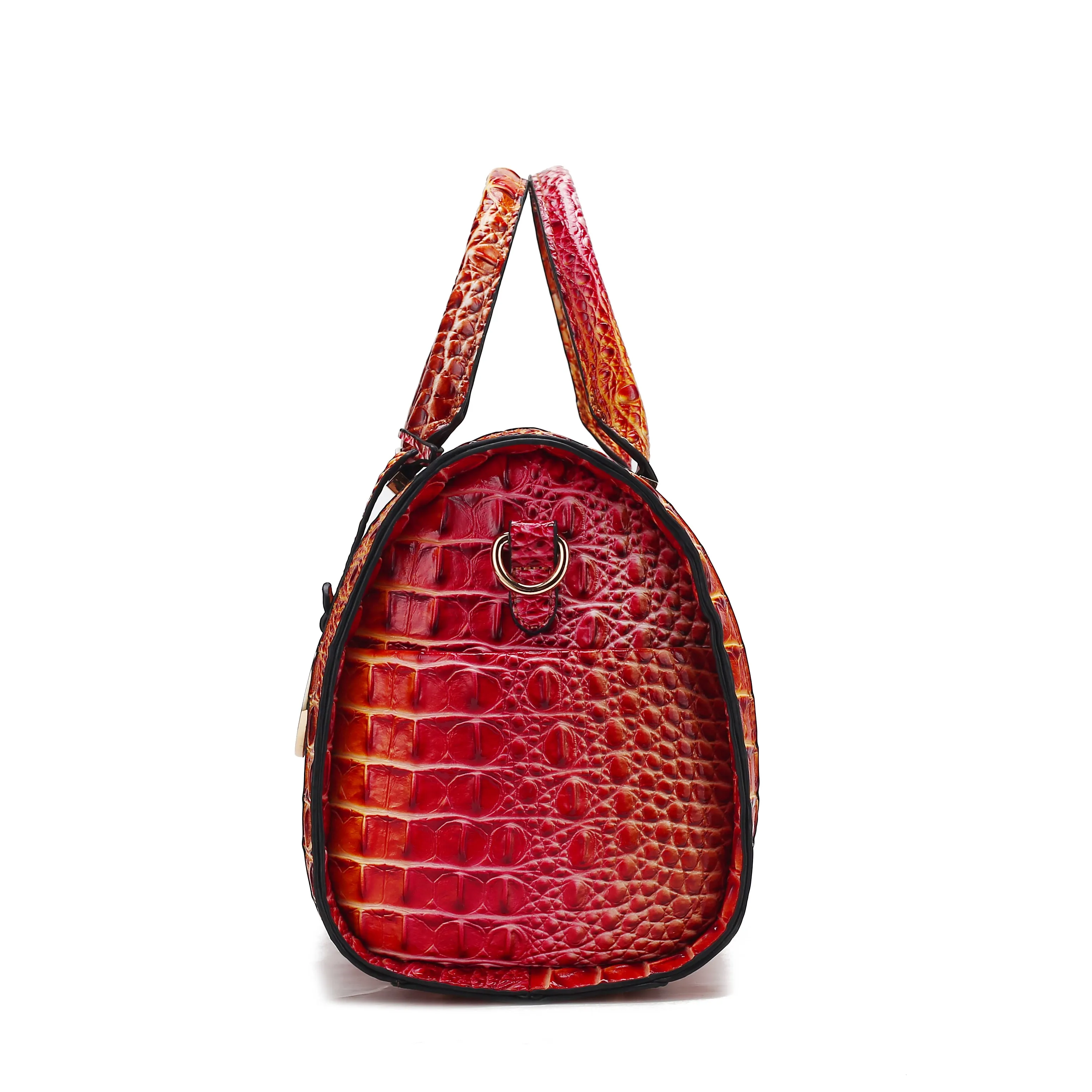 Eleanor Gradient Croc Shoulder Bag