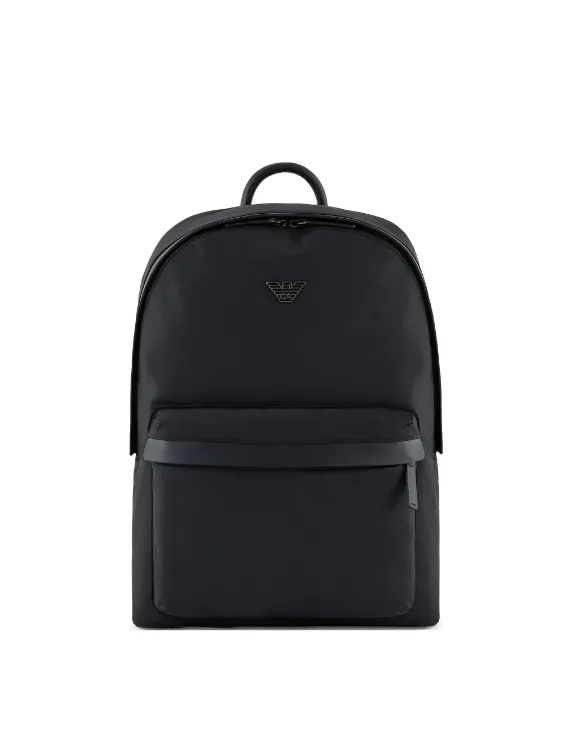 Emporio Armani nylon round backpack