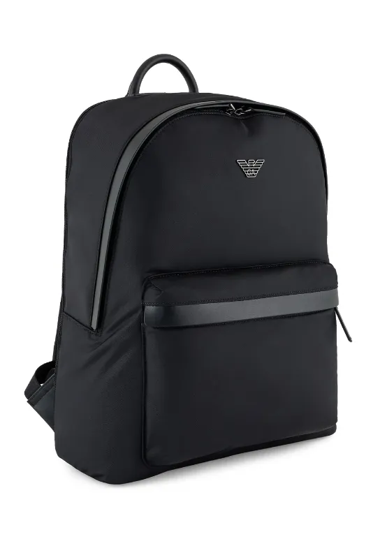 Emporio Armani nylon round backpack