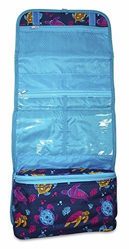 Ever Moda Hanging Toiletry Bag Nautical Sea Turtle