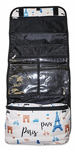Ever Moda Paris Hanging Toiletry Bag
