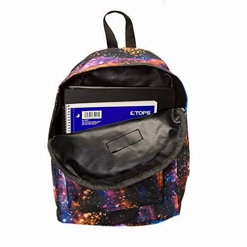 Everest Kids' Basic Pattern Backpack, Galaxy, One Size