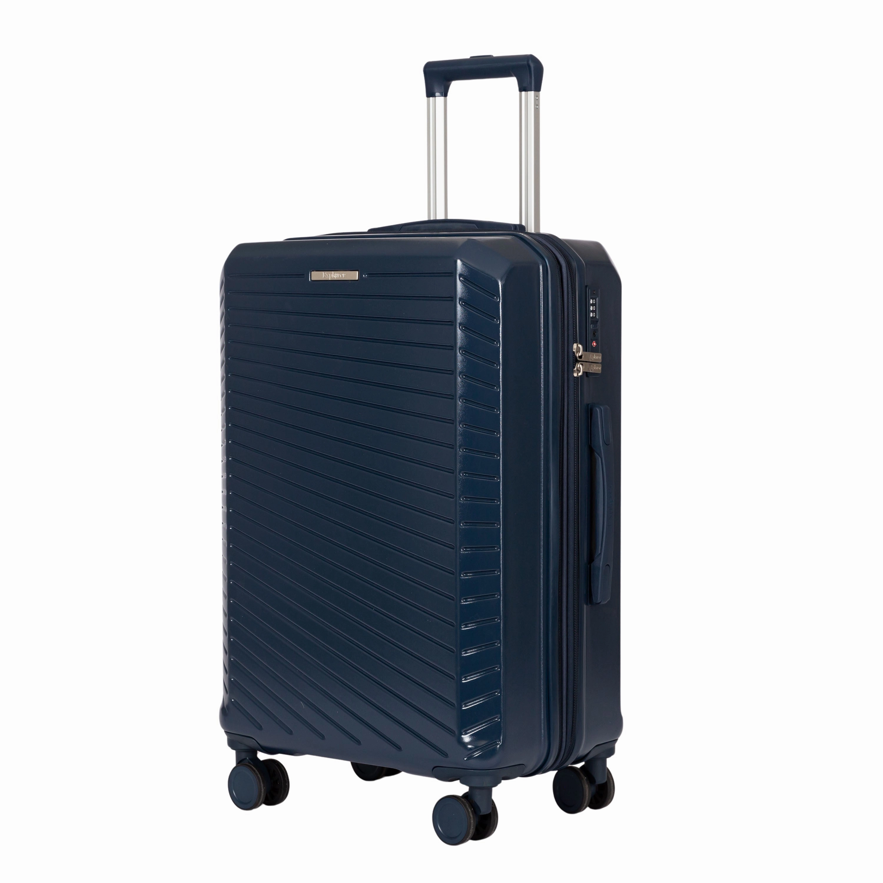 Explorer Passport Anti-Theft Expandable 2-Piece Luggage Set (Carry-On and Medium)