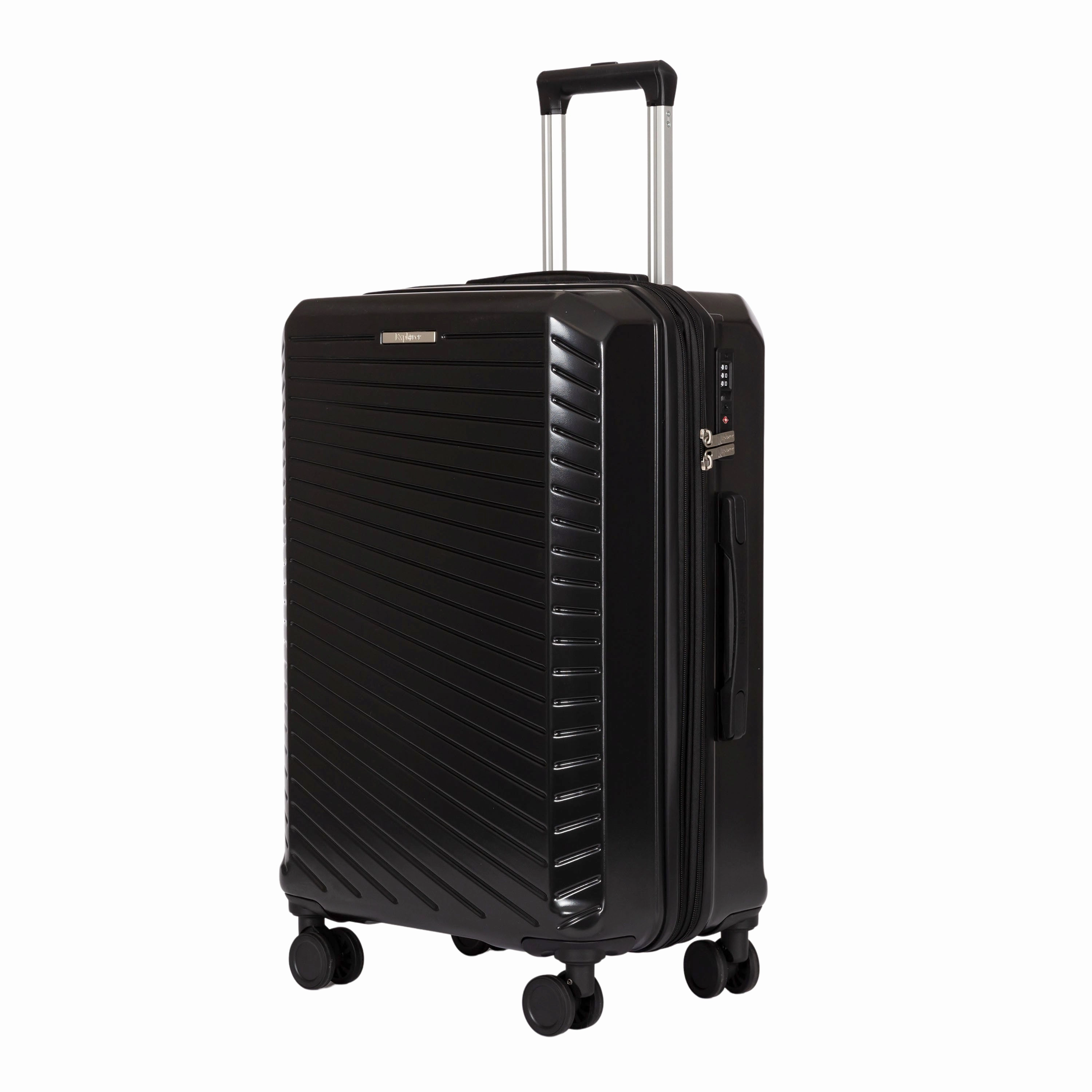 Explorer Passport Anti-Theft Expandable 2-Piece Luggage Set (Carry-On and Medium)