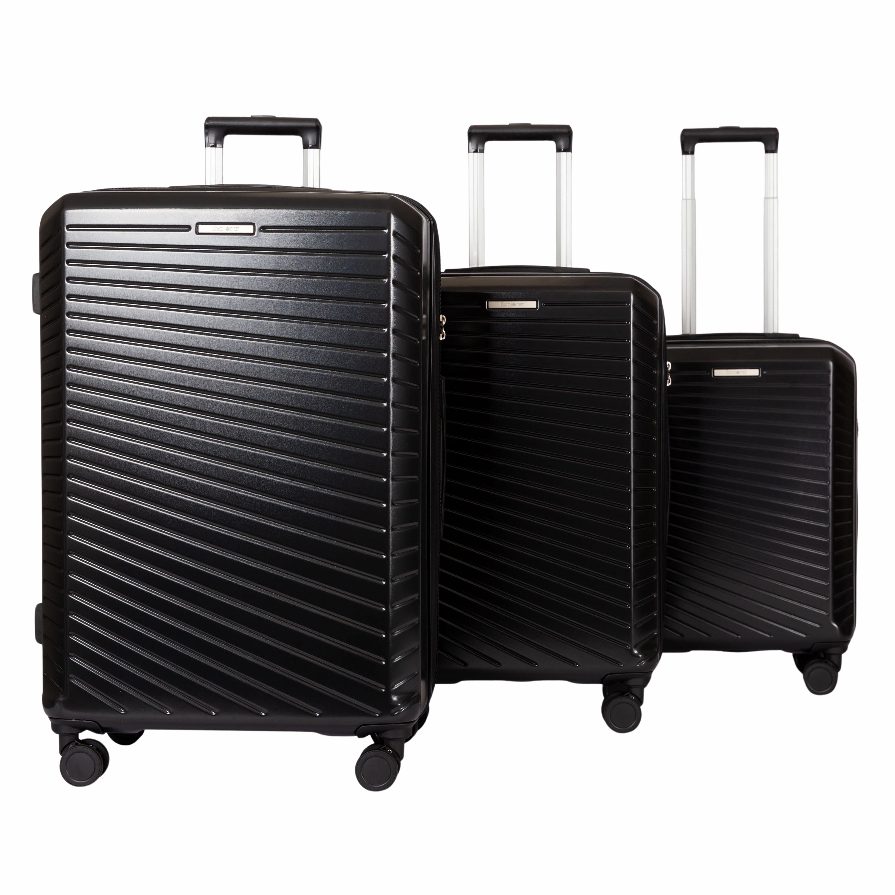 Explorer Passport Anti-Theft Expandable 3-Piece Luggage Set