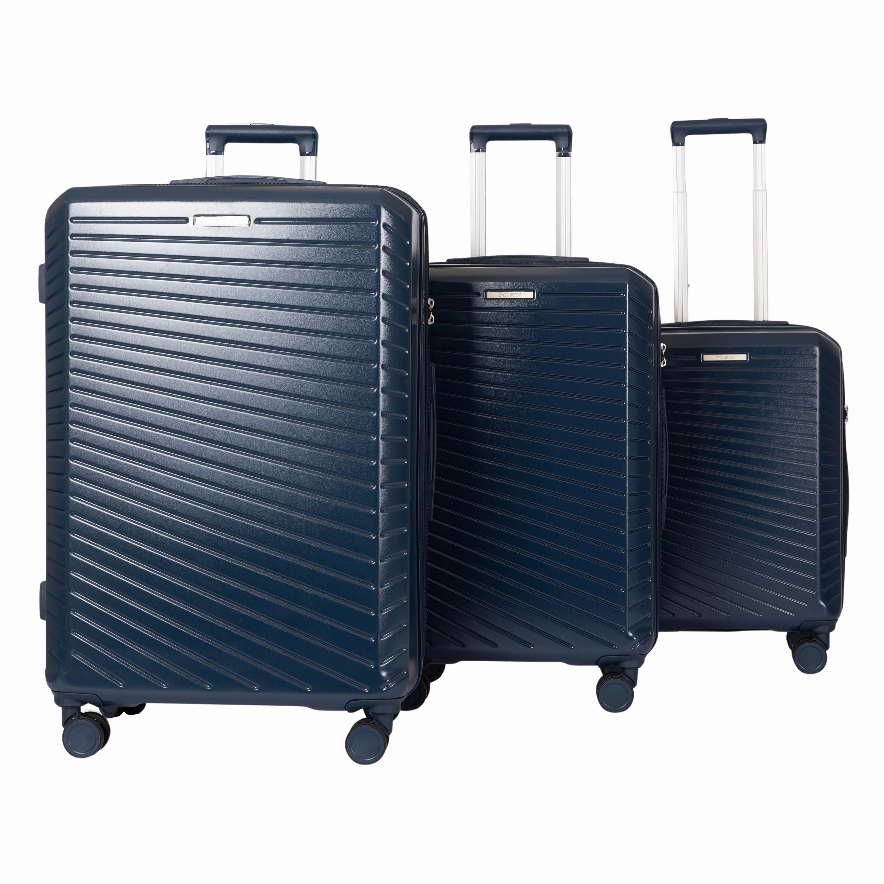 Explorer Passport Anti-Theft Expandable 3-Piece Luggage Set
