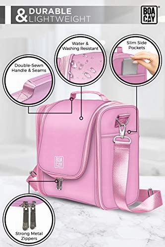 Extra Large Hanging Travel Toiletry Bag for Women and Men, Hygiene Bag, Bathroom and Shower Organizer Kit with Elastic Band Holders for Toiletries, Cosmetics, Makeup, Brushes