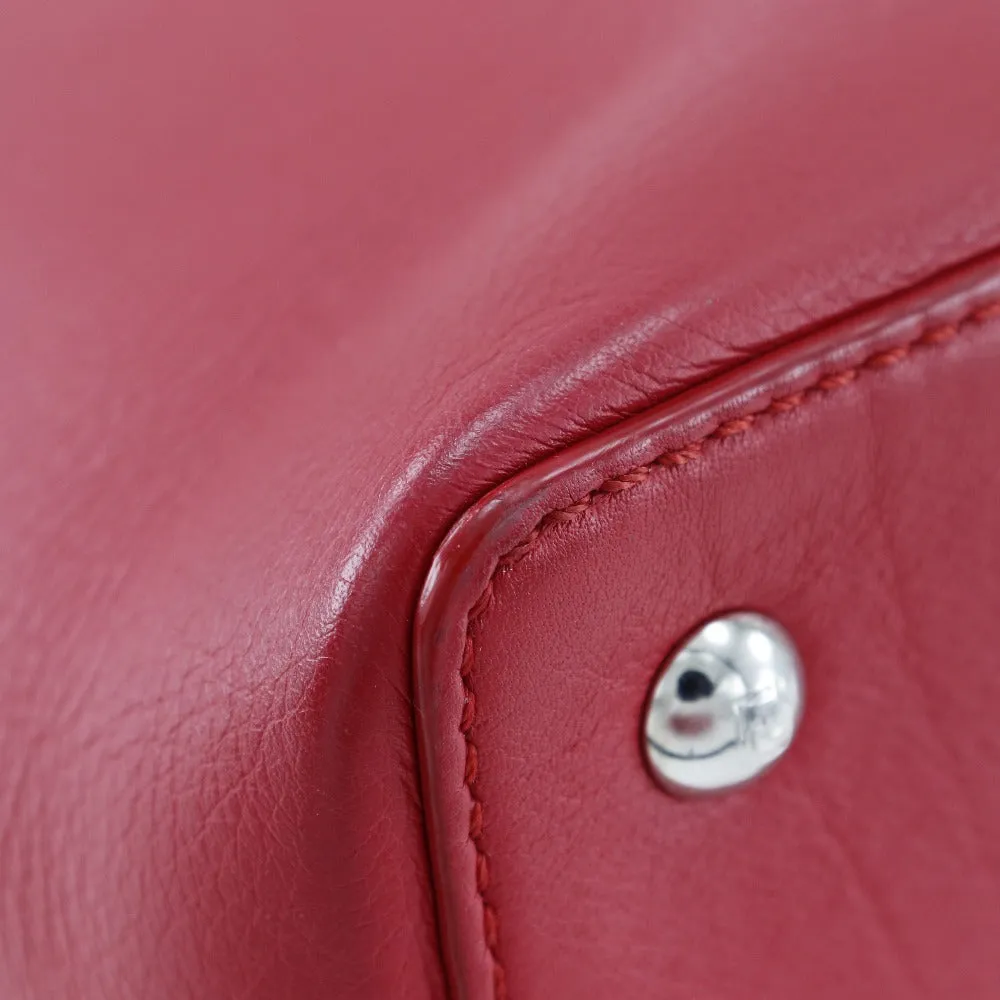 FENDI Handbag 8BH253 Calfskin Red 2WAYShoulder Petite to Jules Women Used
