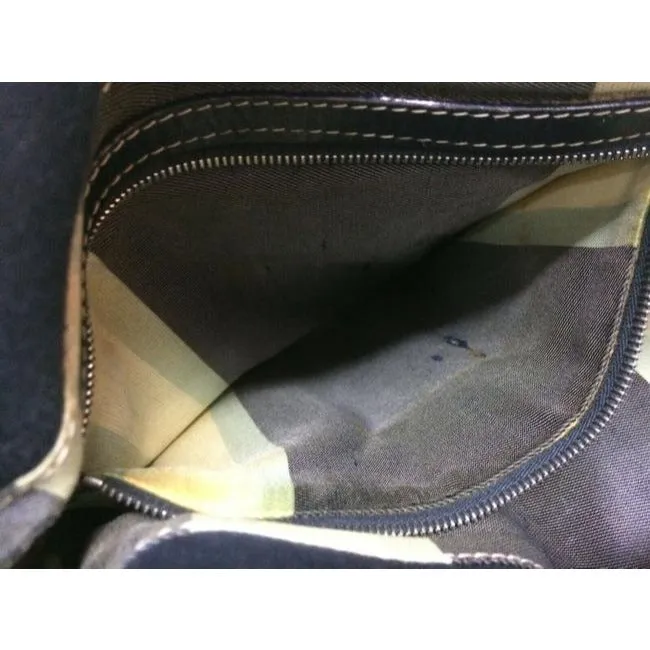 Fendi Limited Edition Baguette Shoulder Heavy Dark Rinse Denim Fabric And Chrome And Enamel Hardware