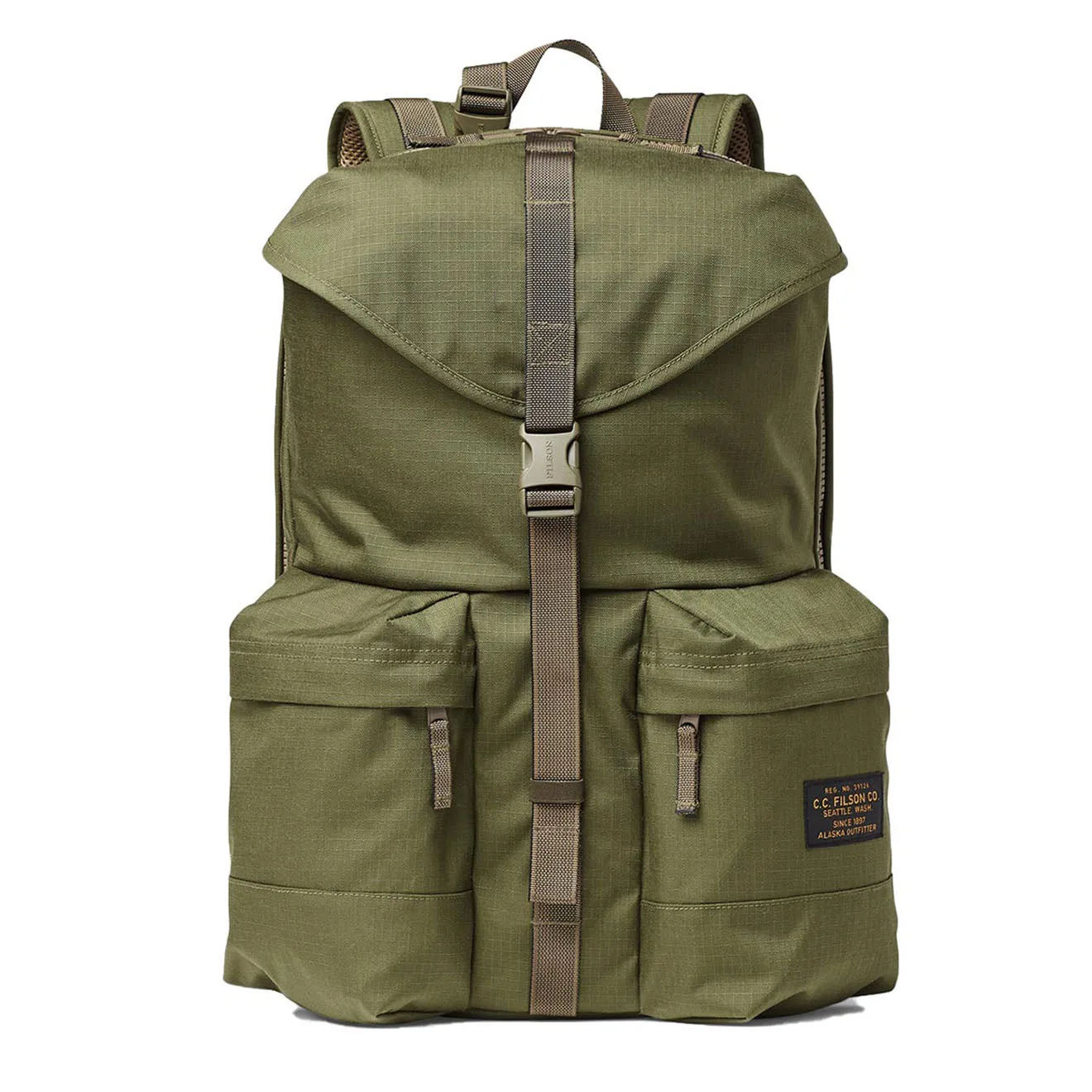 Filson Ripstop Nylon Backpack Surplus Green