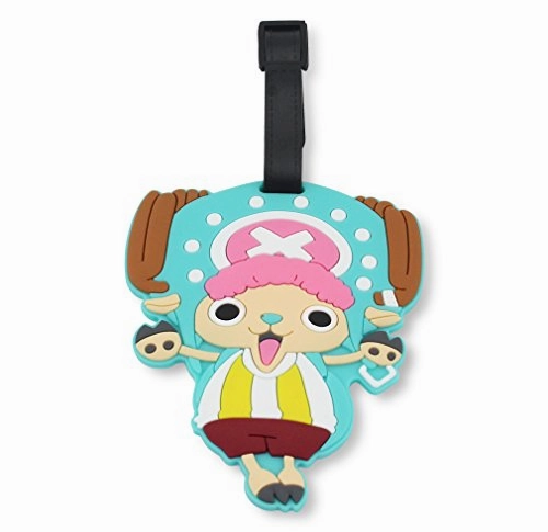 Finex Set of 4 - One Piece Straw Hat Pirates Travel Luggage Tags Bag Tag with Adjustable Strap