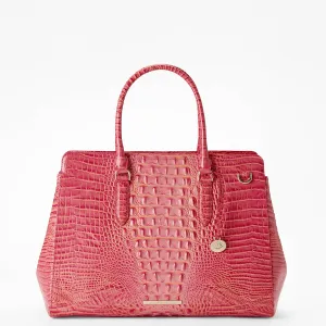 Finley Carryall Satchel Coral Snapdragon Melbourne