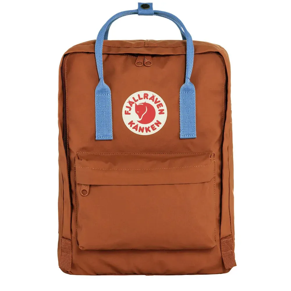 Fjallraven Kanken Mini Backpack Terracotta Brown Ultramarine