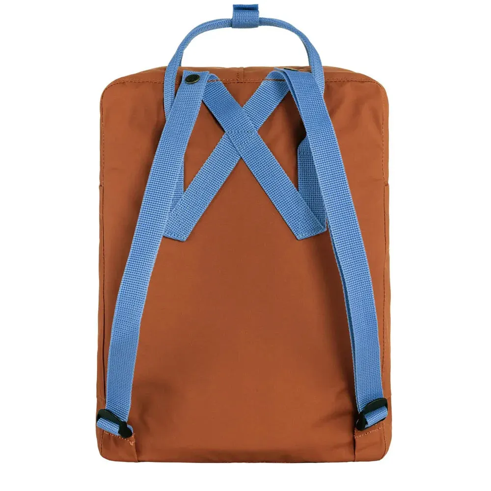 Fjallraven Kanken Mini Backpack Terracotta Brown Ultramarine