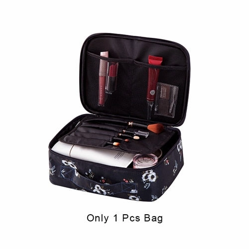 Flamingos Cosmetic Storage Bag Women'S Travel Wash Toiletry Organizer Pouch Makeup Case Wholesale