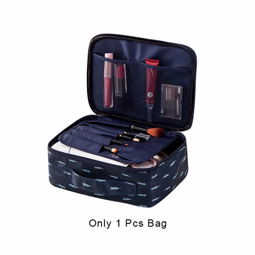 Flamingos Cosmetic Storage Bag Women'S Travel Wash Toiletry Organizer Pouch Makeup Case Wholesale