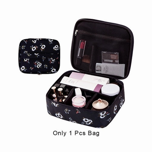 Flamingos Travel Cosmetic Storage Bag Women'S Toiletry Wash Pouch Makeup Case Organizer Luggage