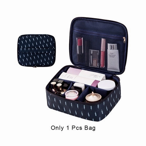 Flamingos Travel Cosmetic Storage Bag Women'S Toiletry Wash Pouch Makeup Case Organizer Luggage