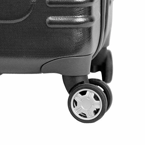 Gabbiano The Armor Collection Hardside 2-Piece Spinner Luggage Set (Dark Grey)