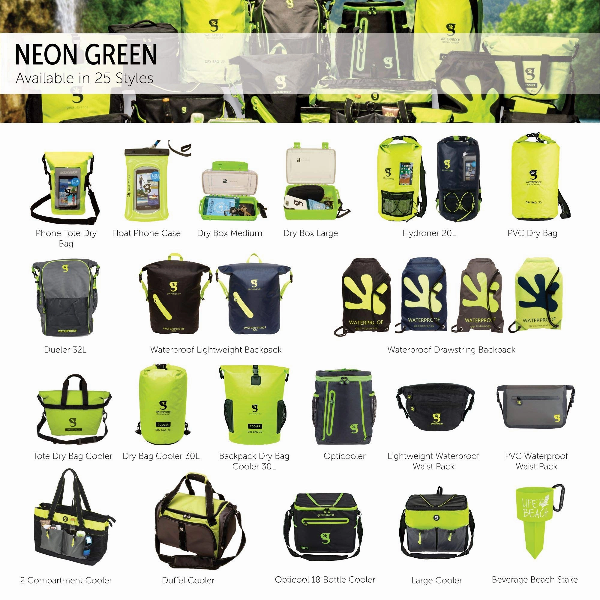 Geckobrands Medium 11 bottle / 12 Can Cooler with Removable Hard Liner