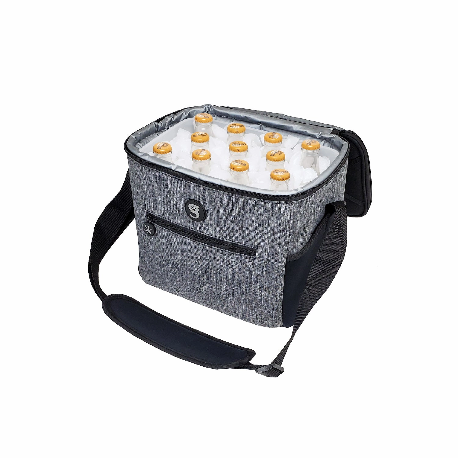 Geckobrands Medium 11 bottle / 12 Can Cooler with Removable Hard Liner