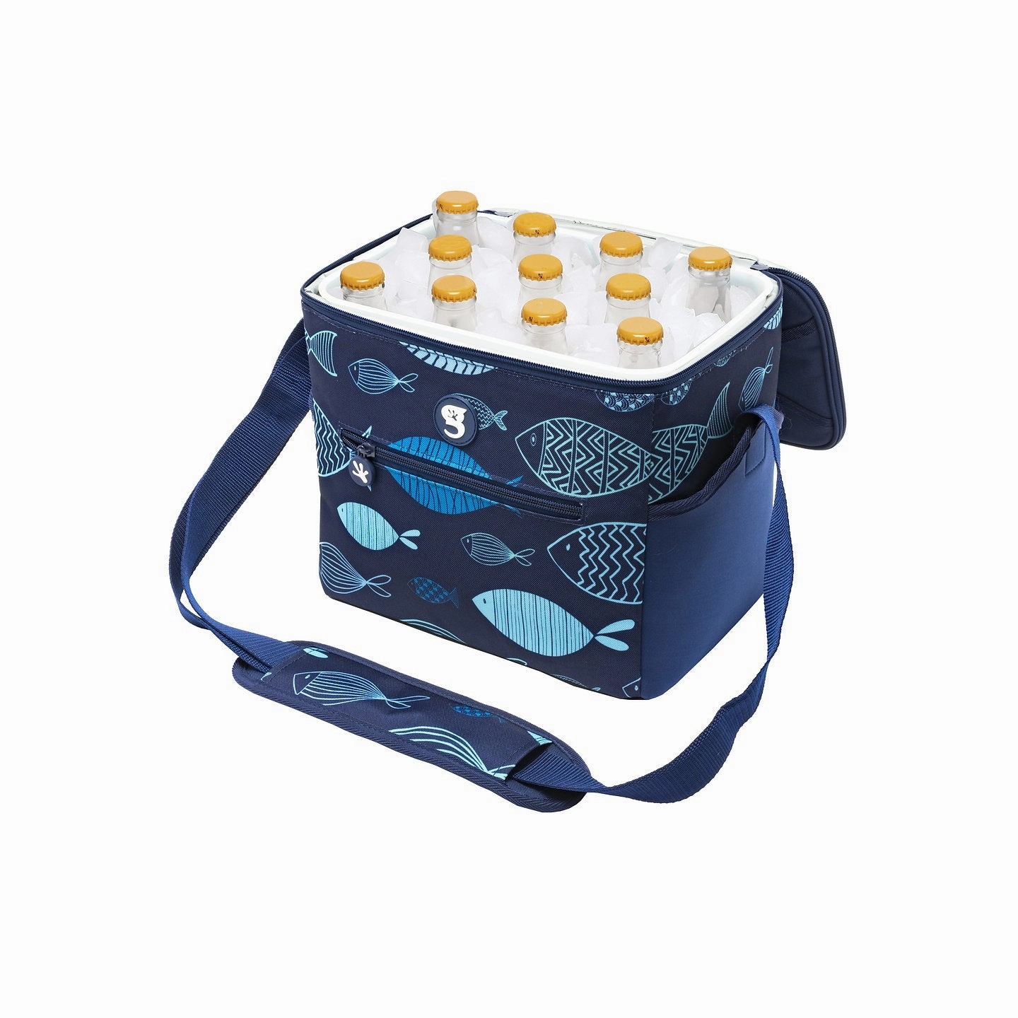 Geckobrands Medium 11 bottle / 12 Can Cooler with Removable Hard Liner
