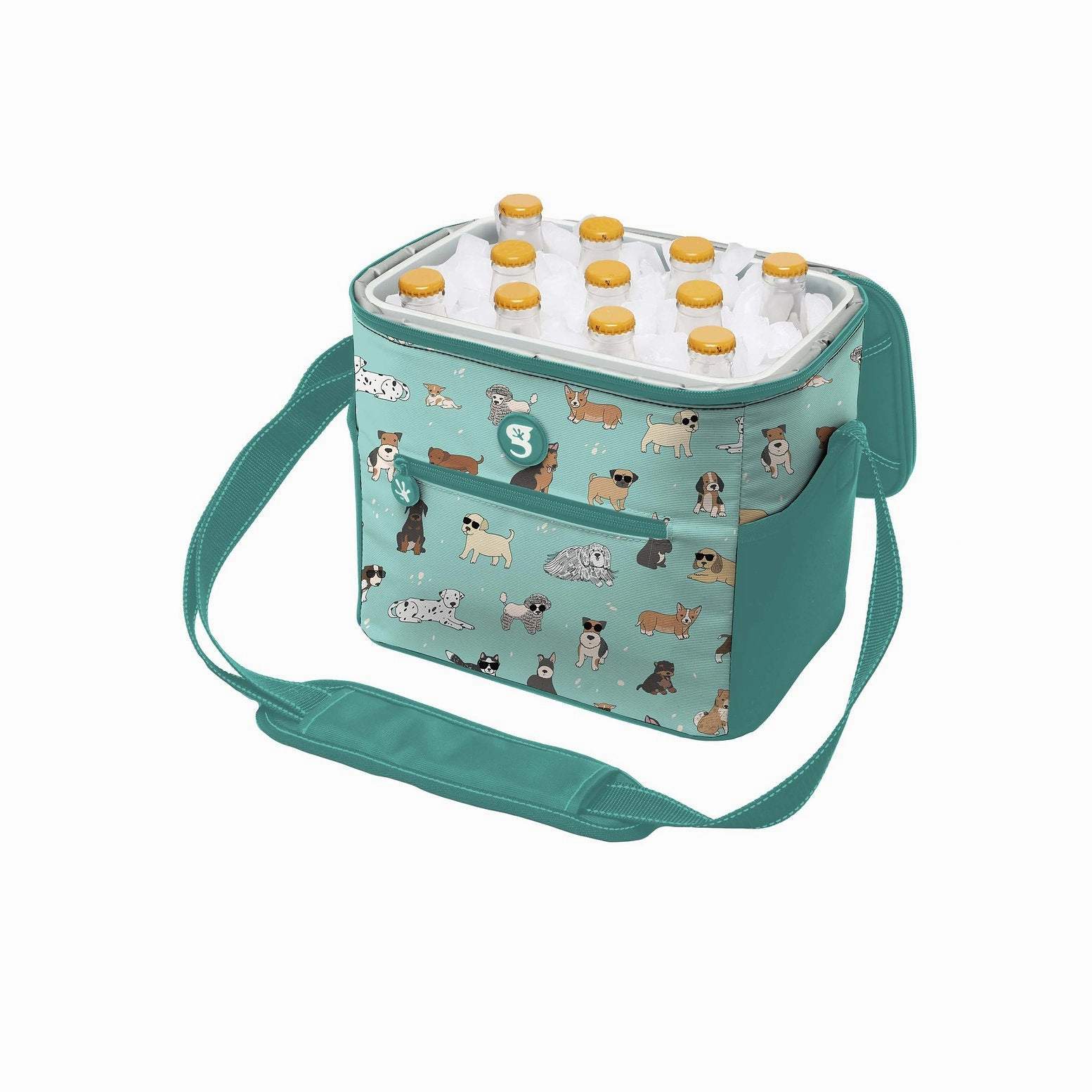 Geckobrands Medium 11 bottle / 12 Can Cooler with Removable Hard Liner